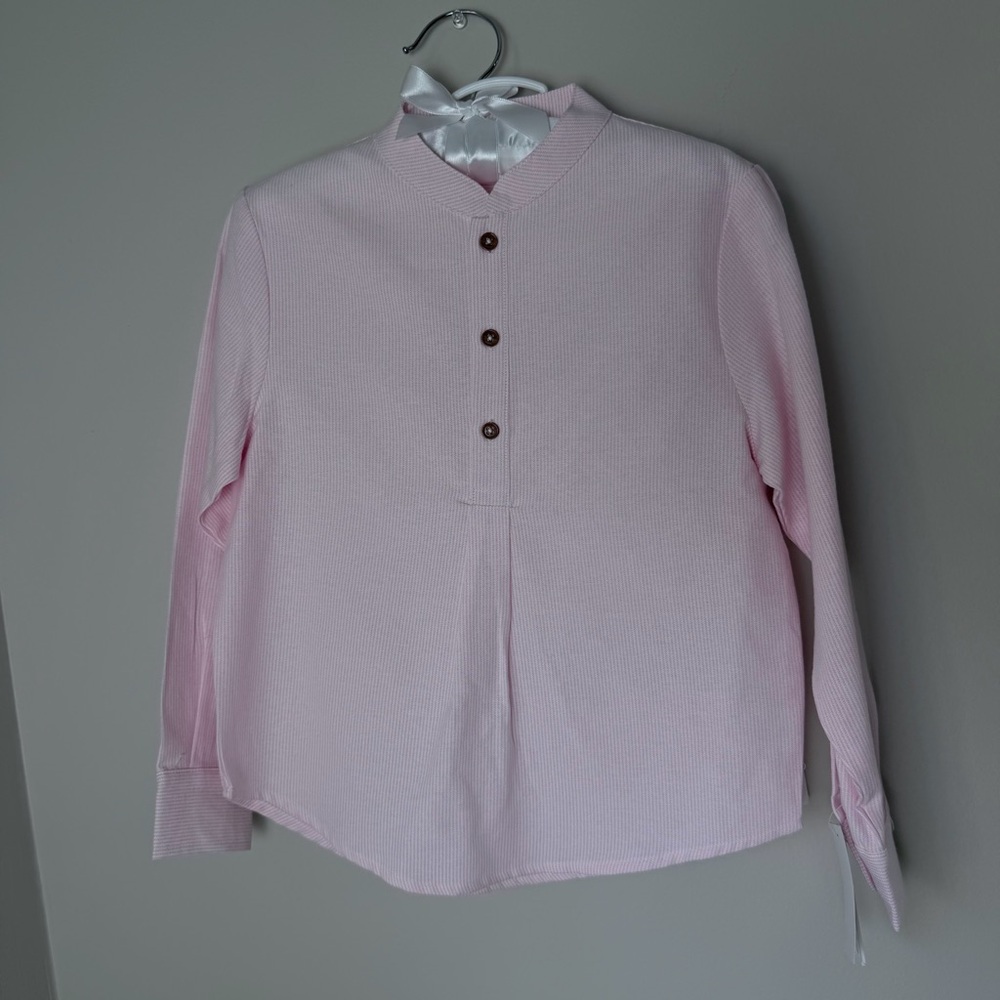 NWT Edgehill Collection Light Pink Button Down Shirt